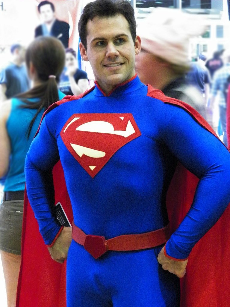 New Superman Halloween Costume Superhero Catsuit